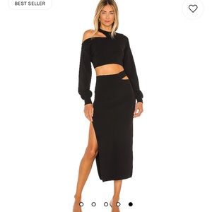 NWT-Michael Costello Cut Out Sweater and Skirt Set
